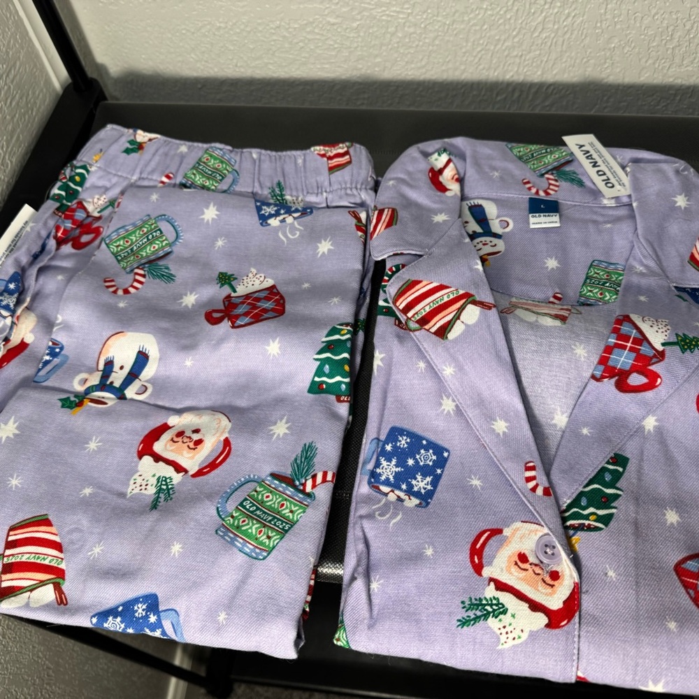 Holiday fleece pajama set